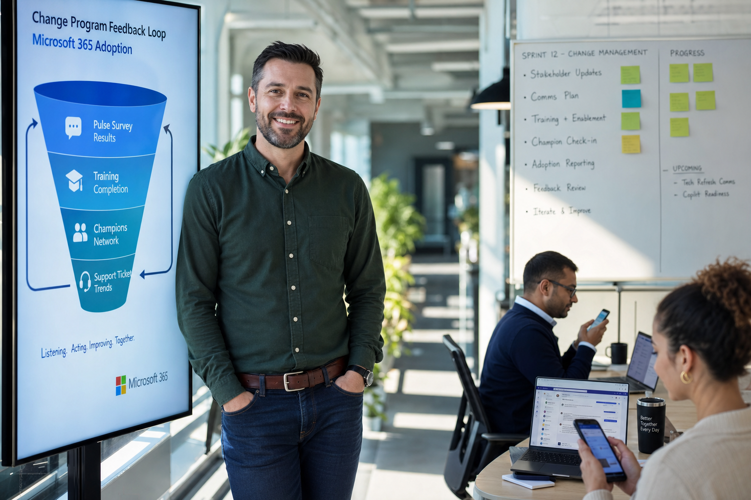 Change management moderne werkplek