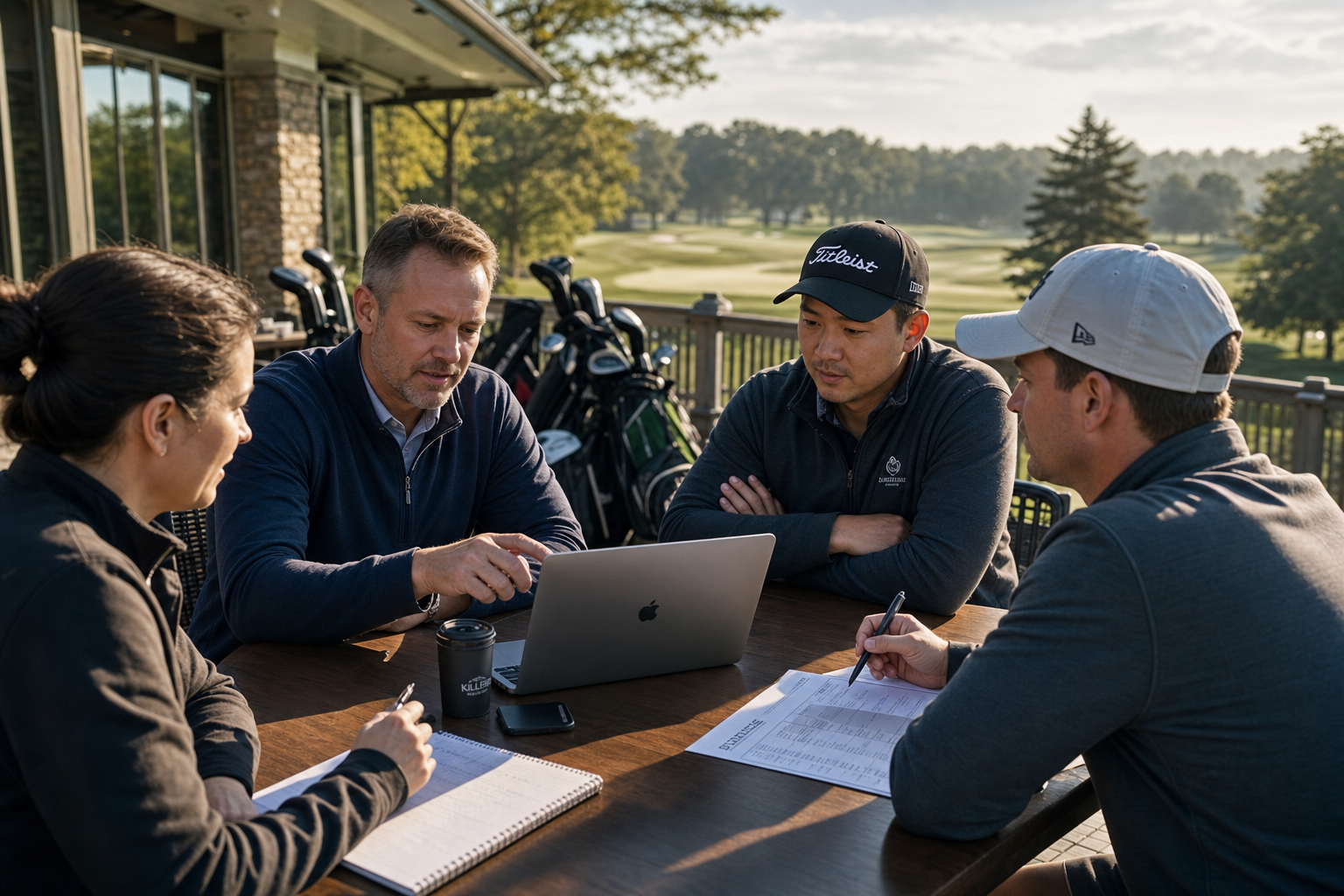 Golf en vergaderen teambuilding